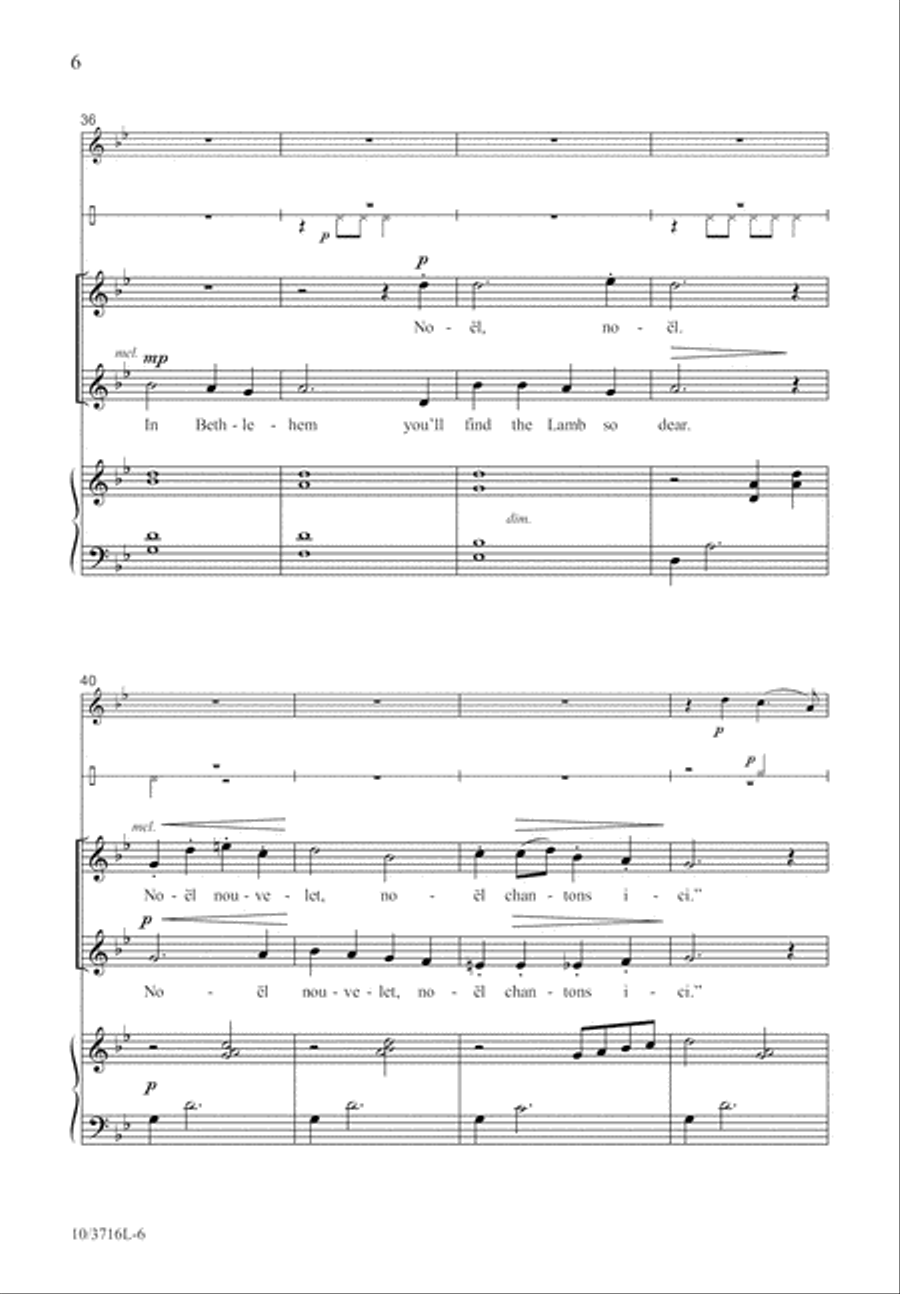 Noël Nouvelet SSATB scores gallery preview page 7