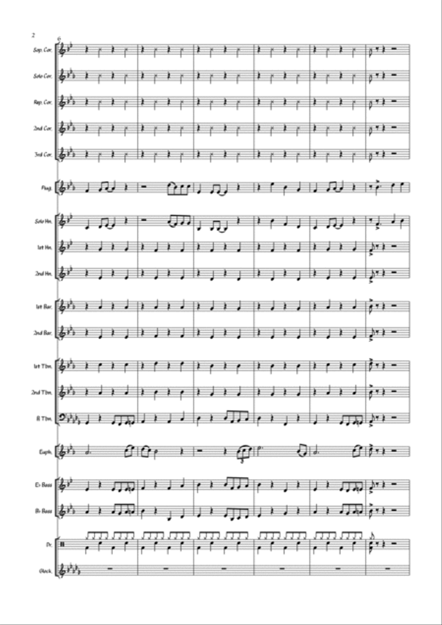 King Of The Road King Of The Road Brass Band scores gallery preview page 4