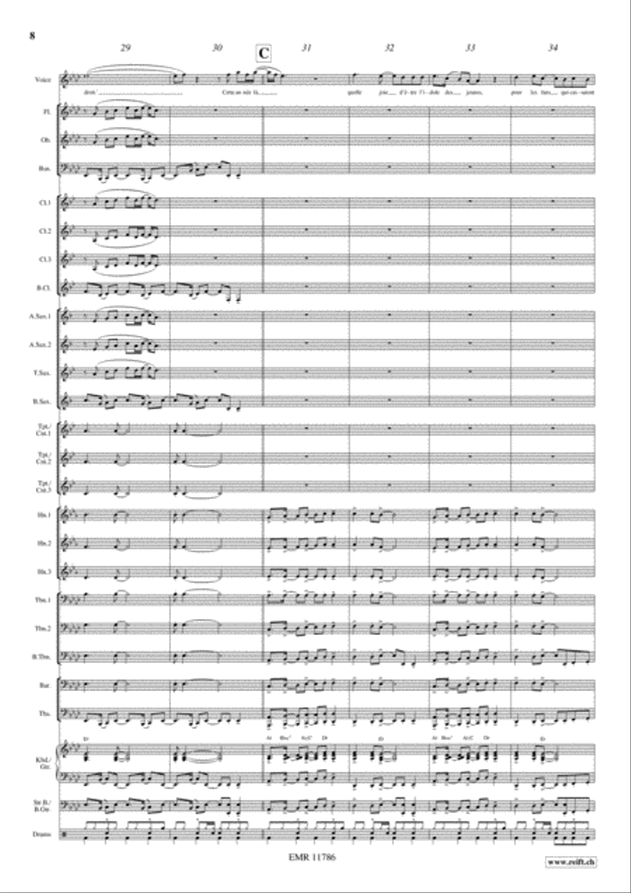 Cette Annee-La Concert Band scores gallery preview page 9