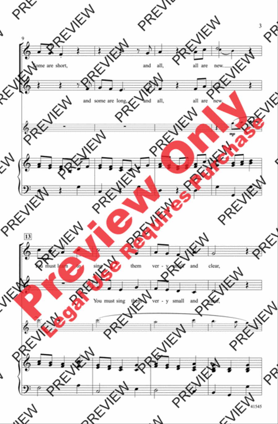 Come, My Little Children 2-Part scores gallery preview page 3