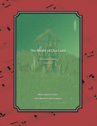 Book cover for The Night of Our Lord, sacred vocal solo/duet