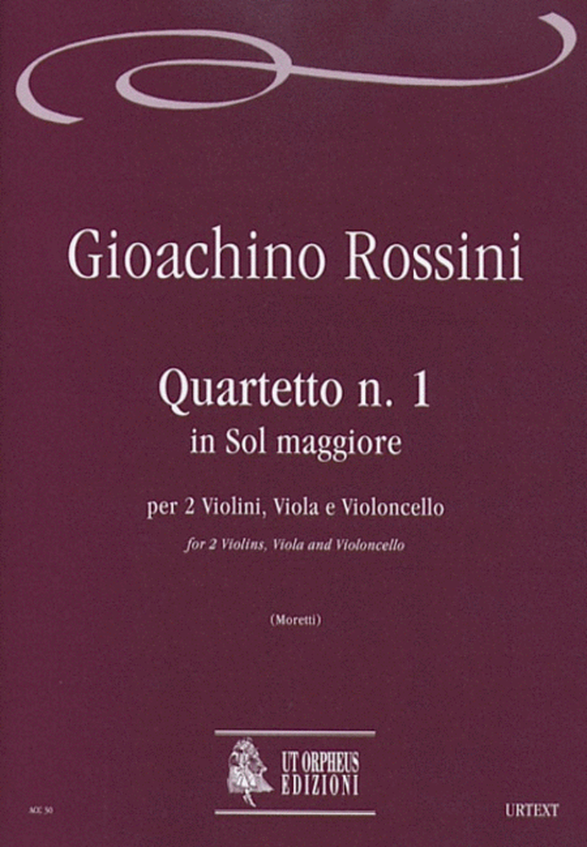 Quartet No. 1 in G Major for 2 Violins, Viola and Violoncello