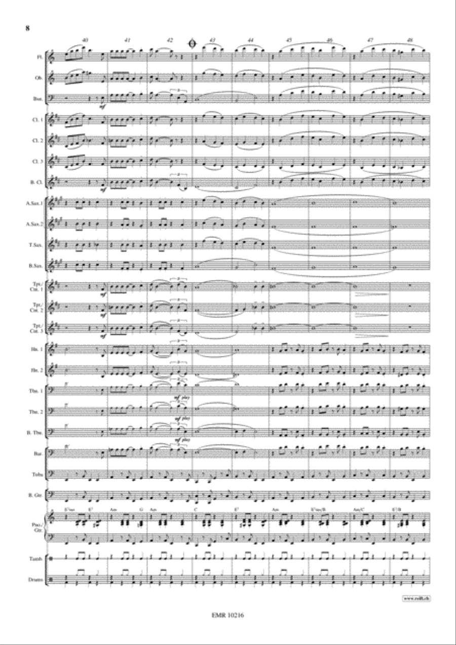 Nathalie Concert Band scores gallery preview page 9