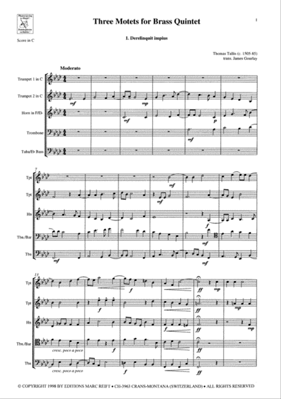 Three Motets