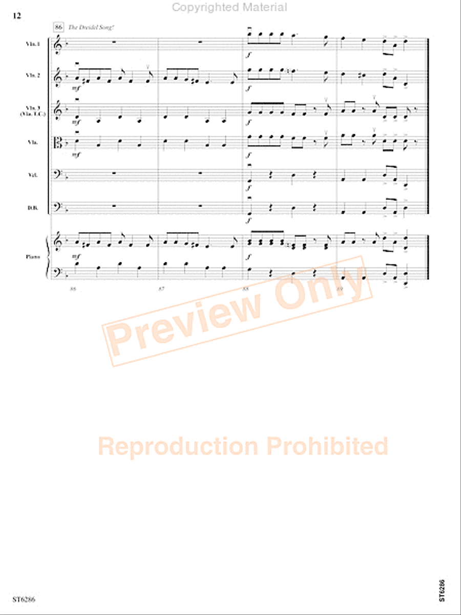 We Wish You a Klezmer Christmas String Orchestra scores gallery preview page 13