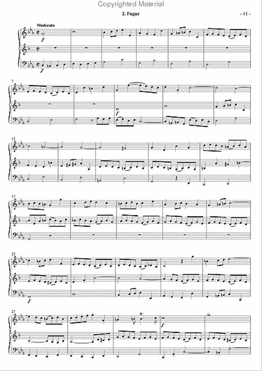 2 Preludes & Fugues 2 Preludes & Fugues Bassoon scores gallery preview page 3