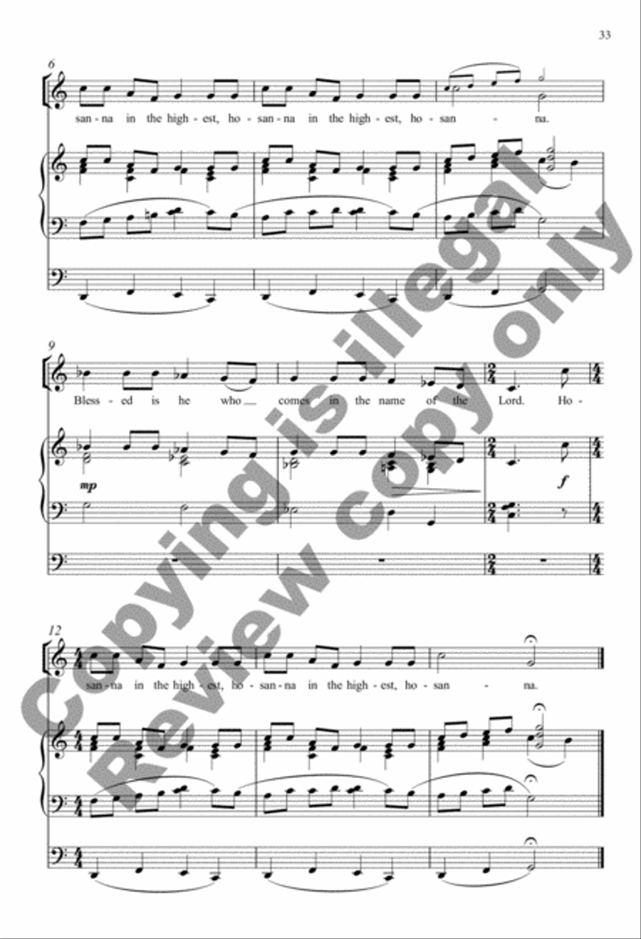 Selected Sacred Choral Works of Julian Wachner, Volume 2 4-Part scores gallery preview page 16
