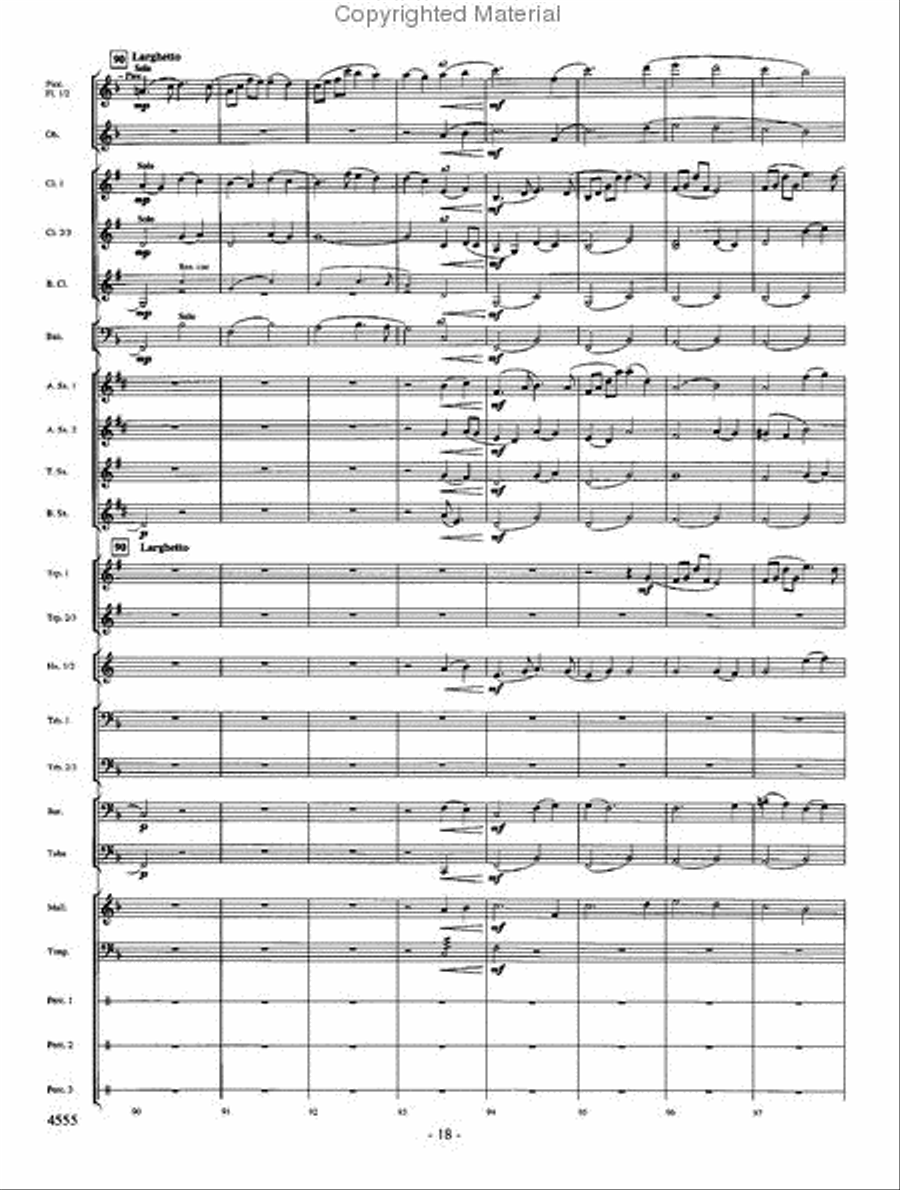Beyond the Higher Skies Concert Band scores gallery preview page 17