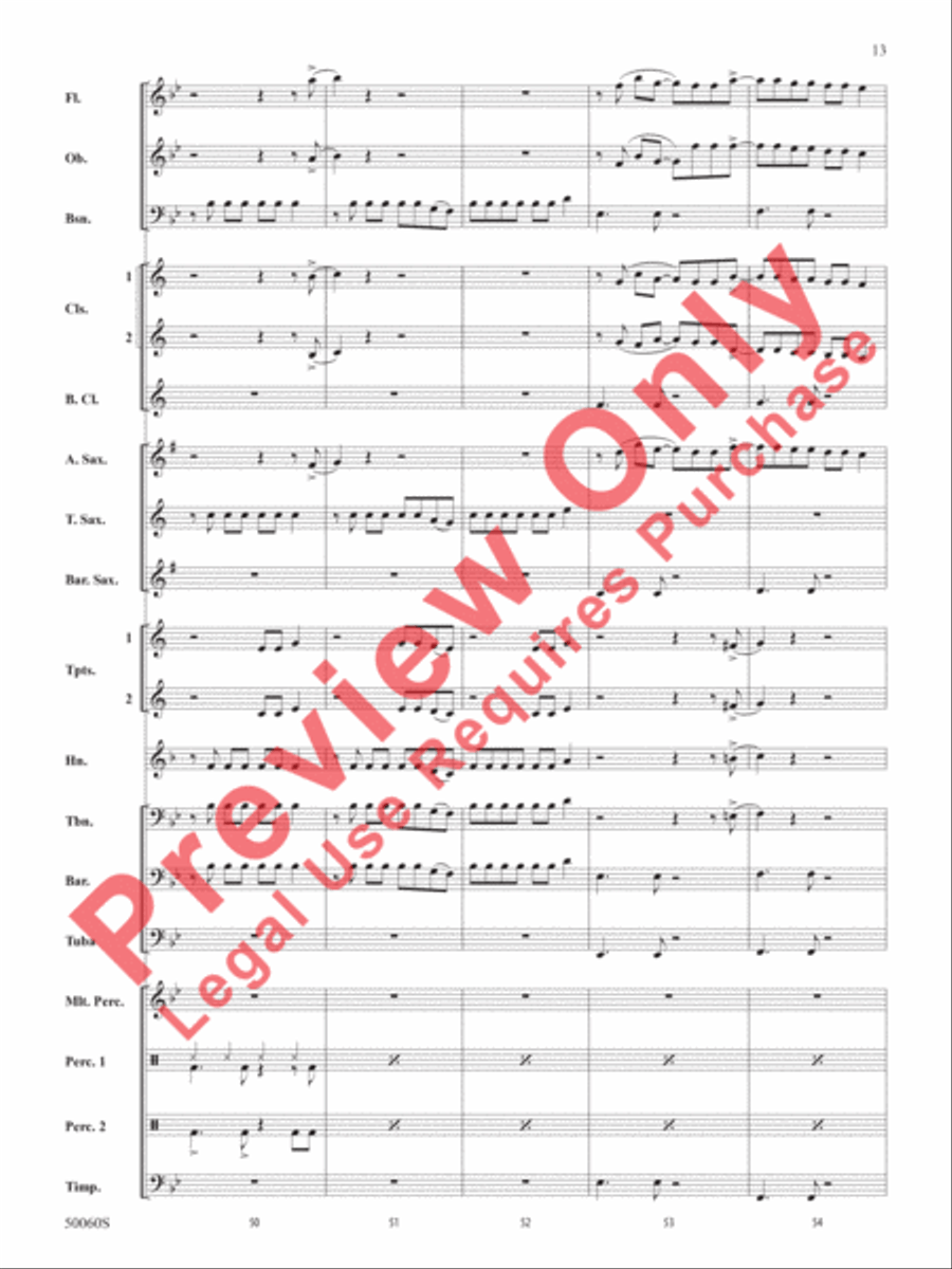 Made You Look Made You Look Concert Band scores gallery preview page 14