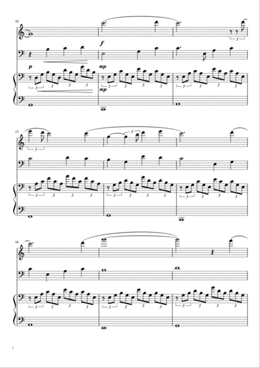 Unchained Melody Small Ensemble scores gallery preview page 2