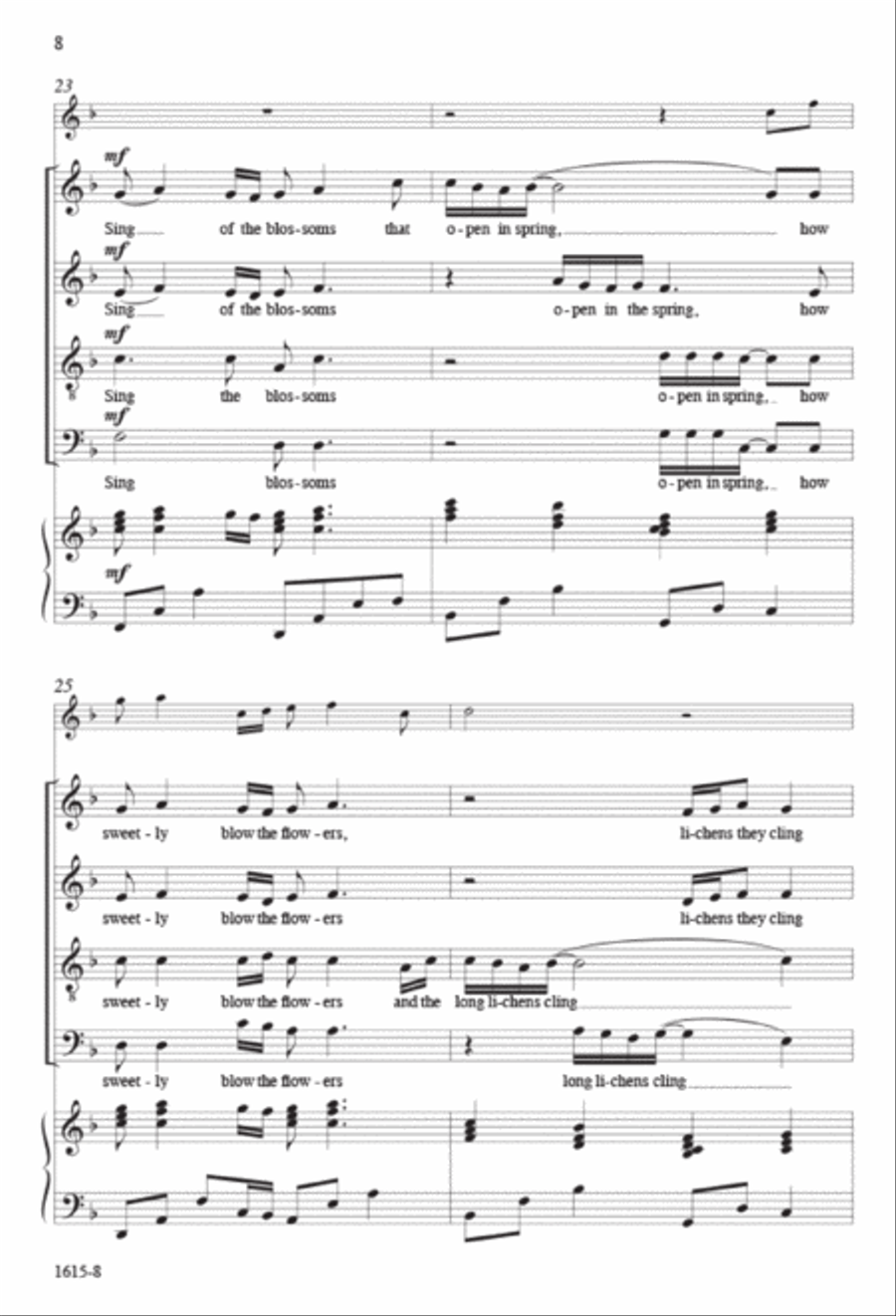 Sing to Me - SATB octavo Sing to Me - SATB octavo 4-Part scores gallery preview page 7