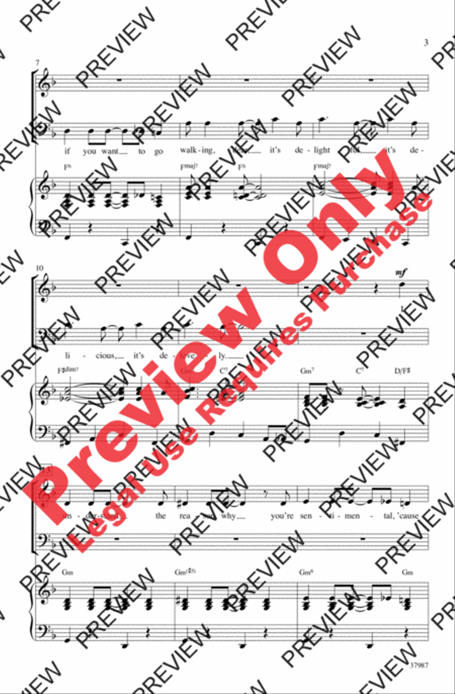 It's De-Lovely 4-Part scores gallery preview page 3