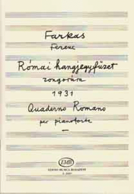 Quaderno Romano Sechs Klavierstücke