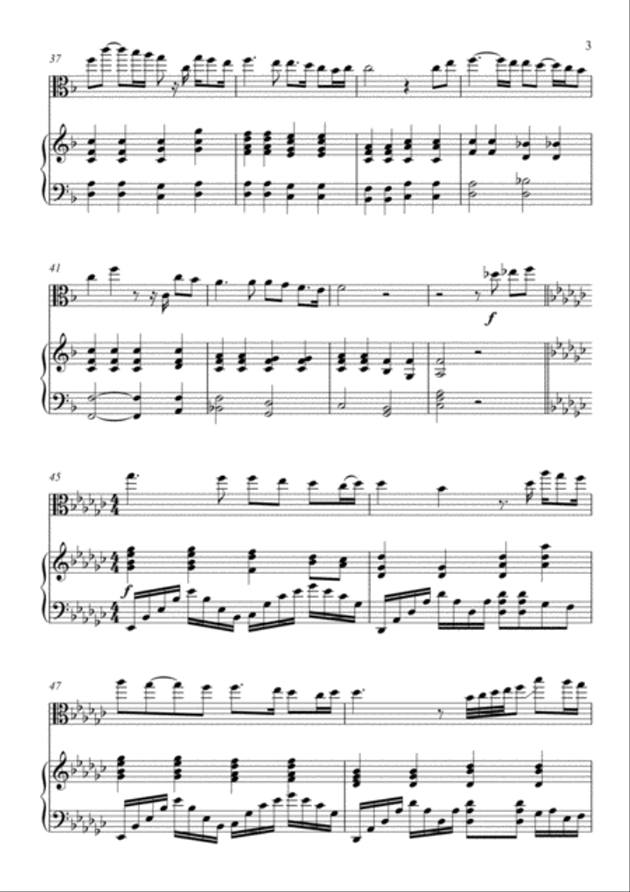 You Raise Me Up Viola scores gallery preview page 3