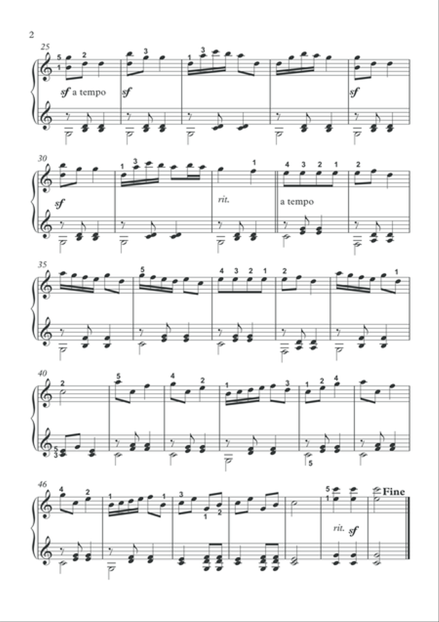 Magazine Musical Selected piano works by Anton Schmoll Easy Piano scores gallery preview page 5
