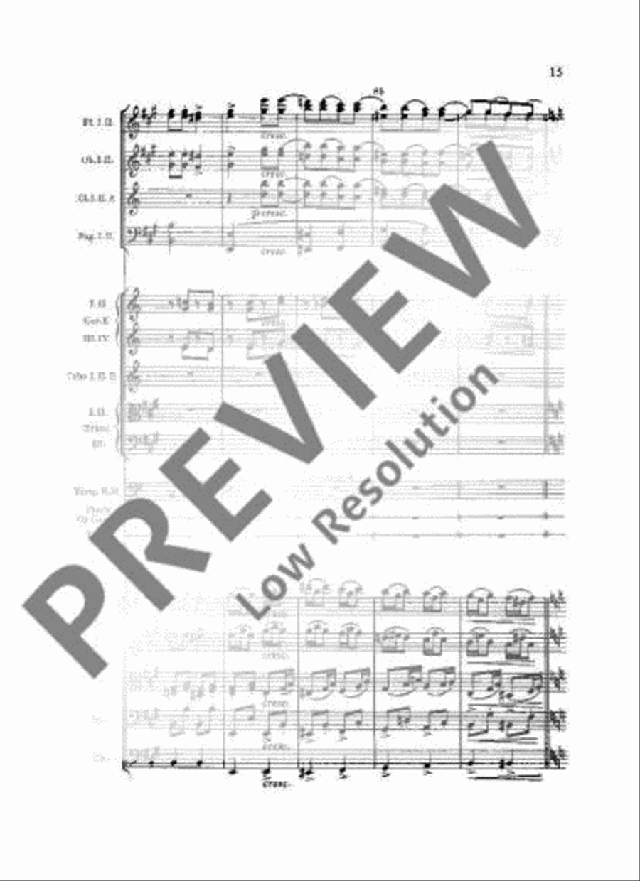 Slavonic Dances Orchestra scores gallery preview page 18