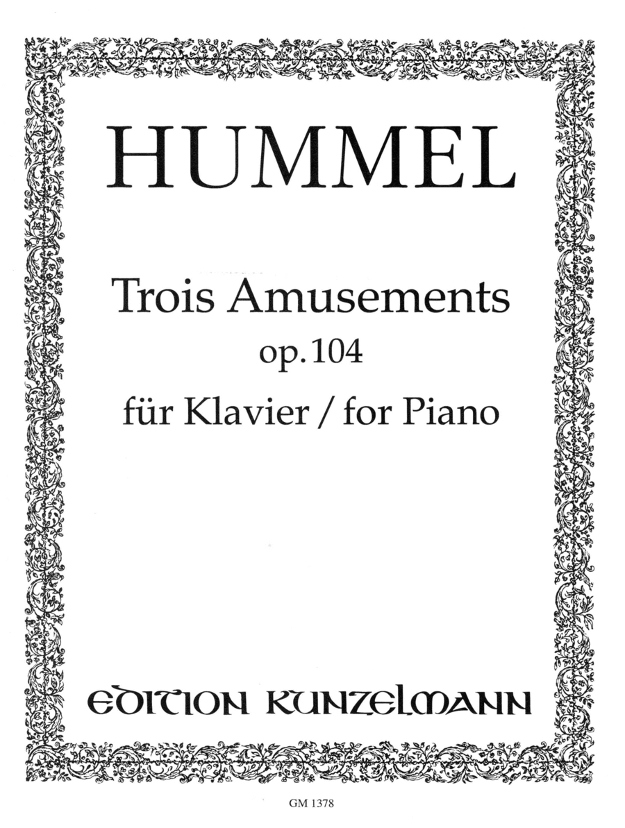 Amusements (3), Op. 104