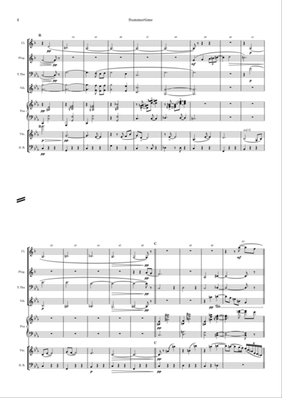 Summertime Summertime Small Ensemble scores gallery preview page 4
