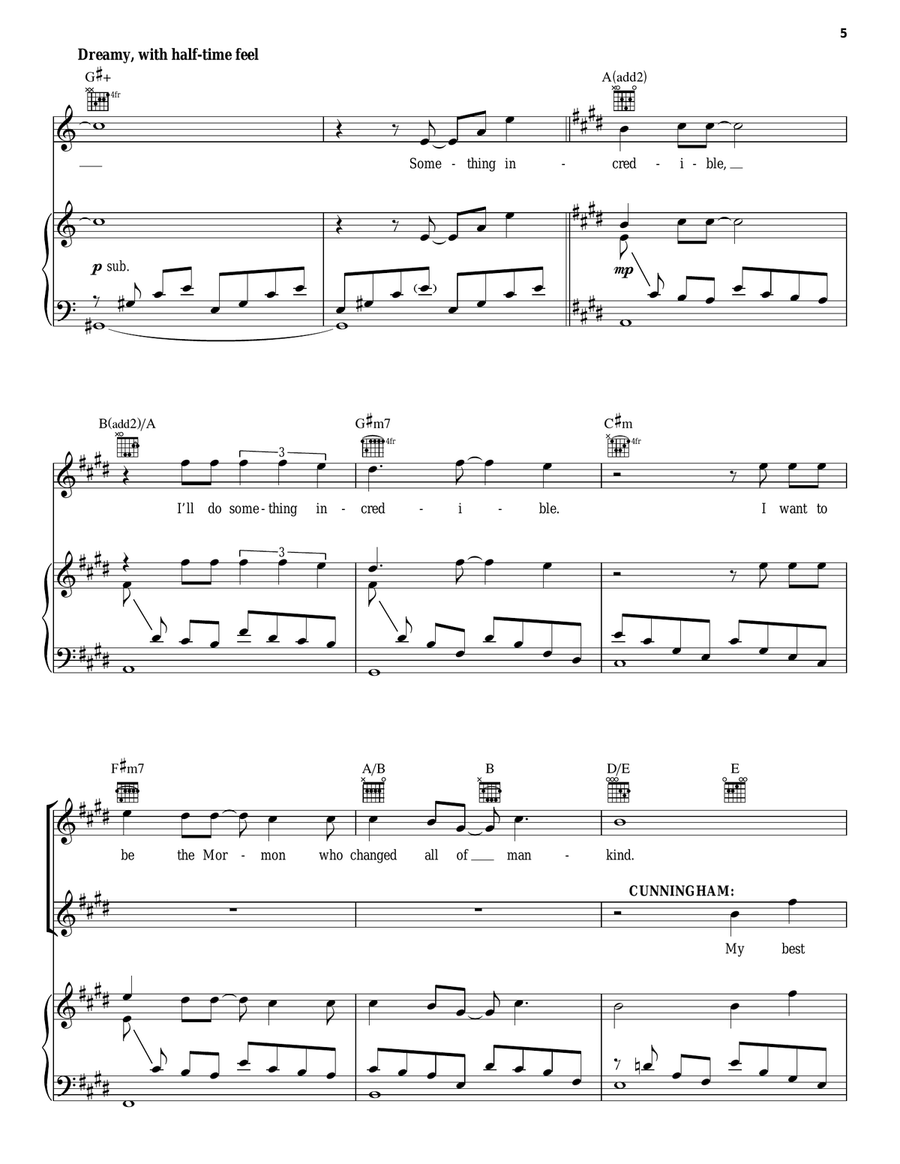 You And Me (But Mostly Me) Piano, Vocal, Guitar scores gallery preview page 5