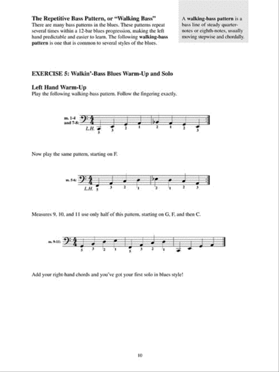 Play the Blues! Play the Blues! Piano Method scores gallery preview page 3