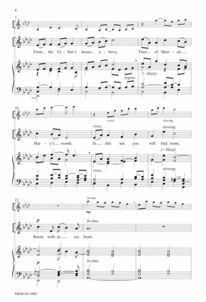 Carol Of The Inn (Downloadable Choral Score)