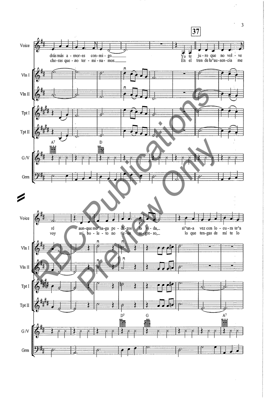 No Volveré Voice scores gallery preview page 5
