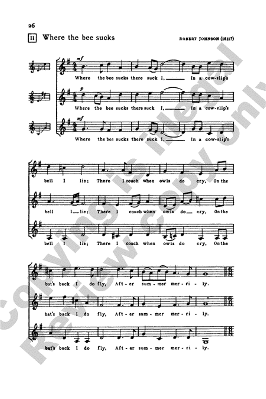 Invitation to Madrigals, Book 3 SSA scores gallery preview page 16