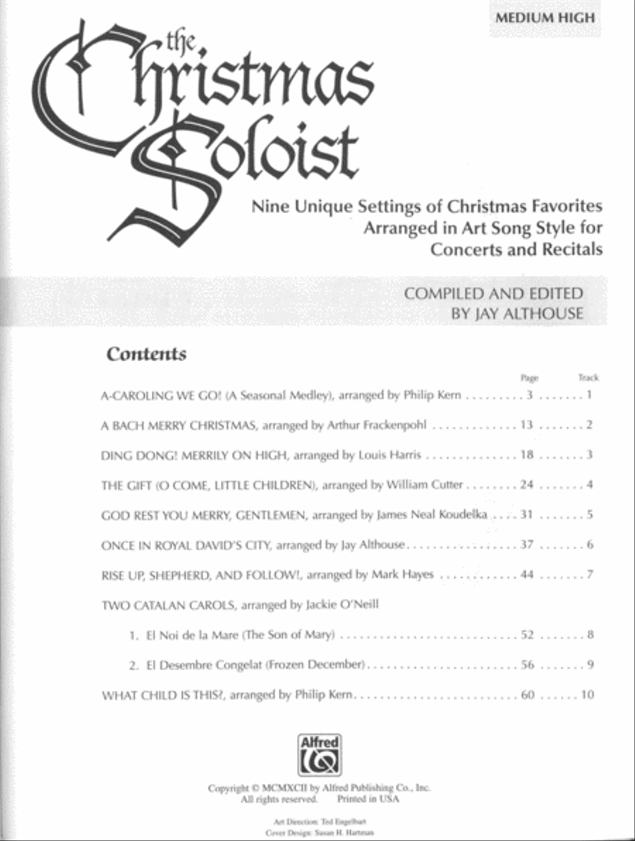 The Christmas Soloist Medium-High Voice scores gallery preview page 2