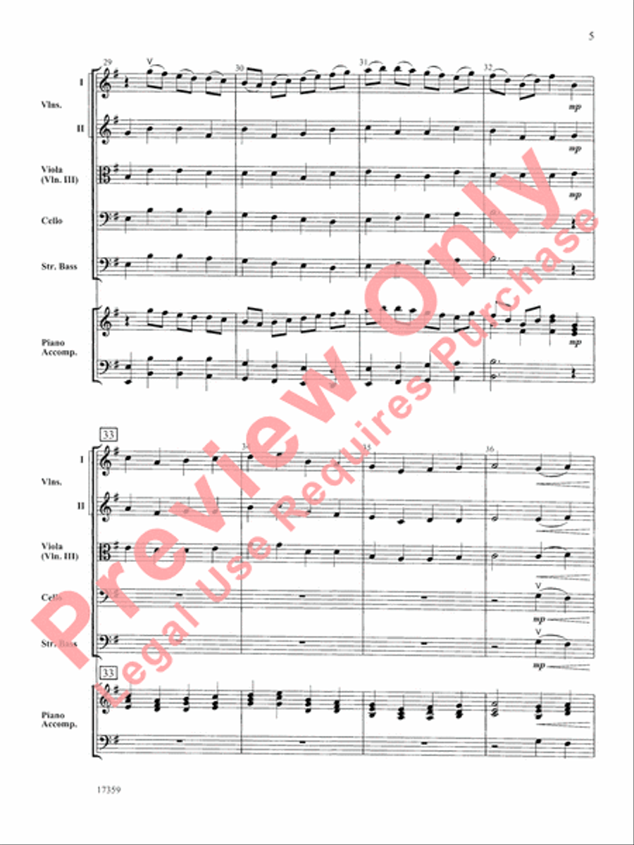 A Christmas Suite String Orchestra scores gallery preview page 6
