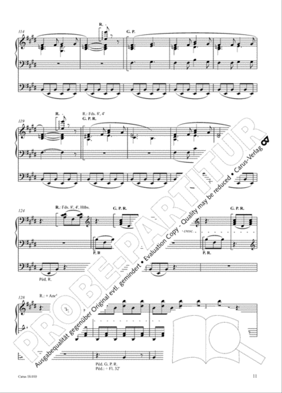 Danse (Tarantelle styrienne) Organ scores gallery preview page 12