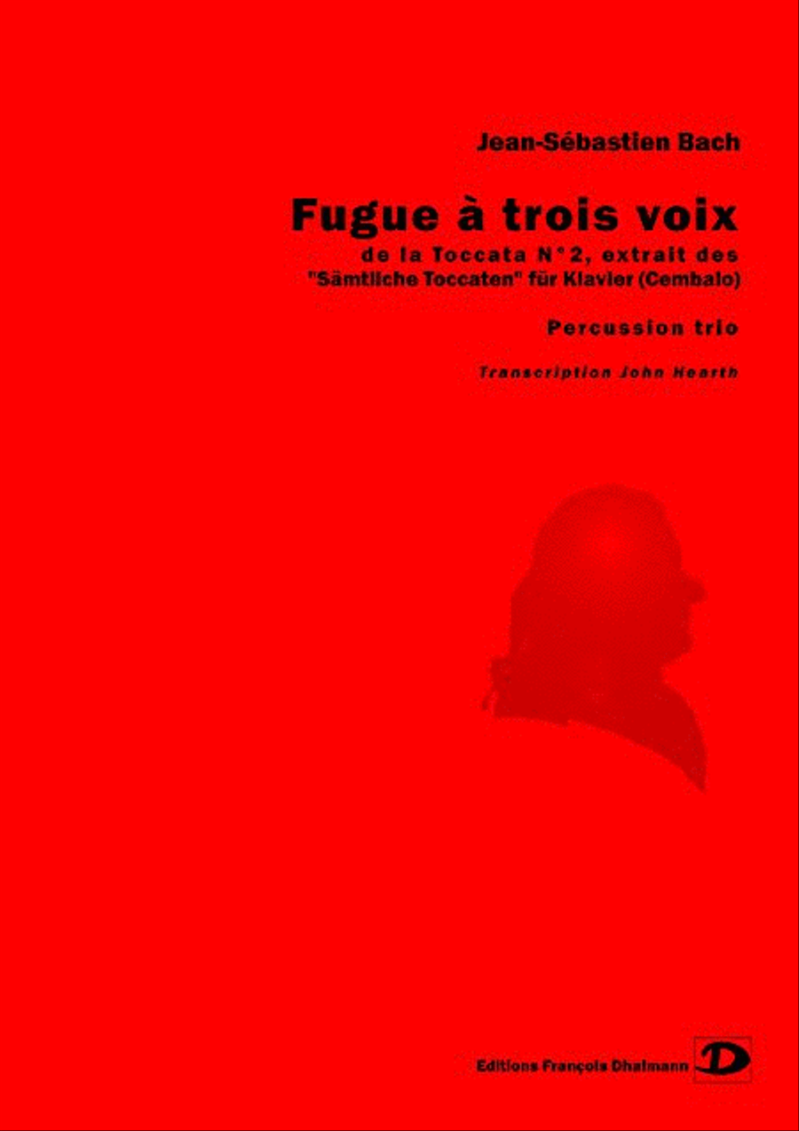 Fugue à trois voix, de la Toccata Nr 2 Percussion scores gallery preview page 1