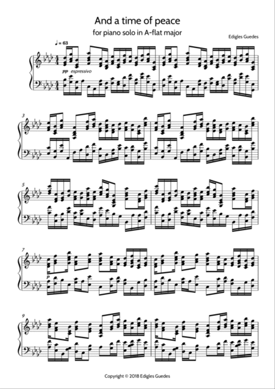 And a time of peace And a time of peace Piano Method scores gallery preview page 2