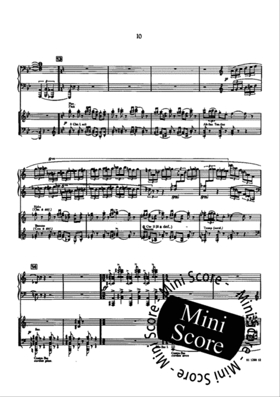 Parade Concerto Concert Band scores gallery preview page 13