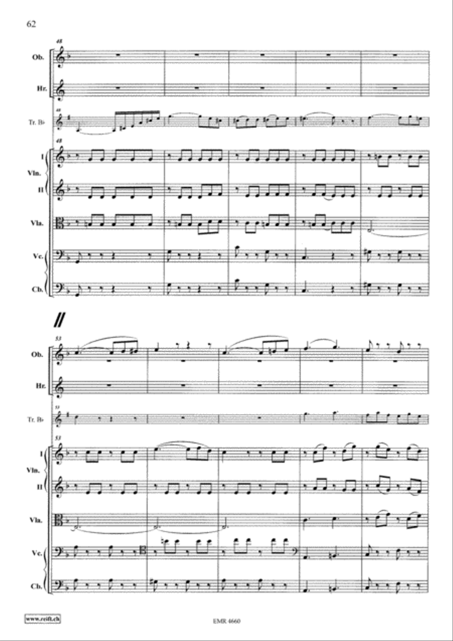 Grand Concerto in F Major Orchestra scores gallery preview page 19