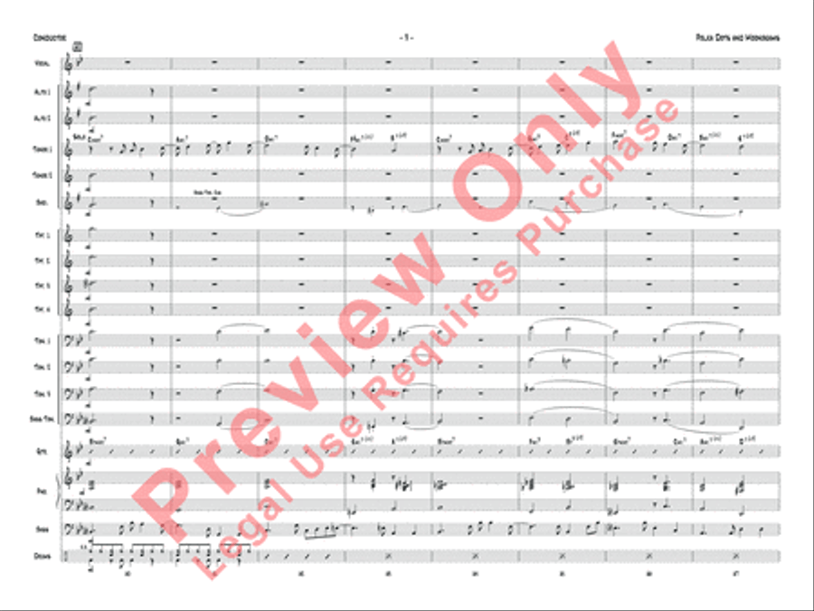 Polkadots and Moonbeams Jazz Ensemble scores gallery preview page 28