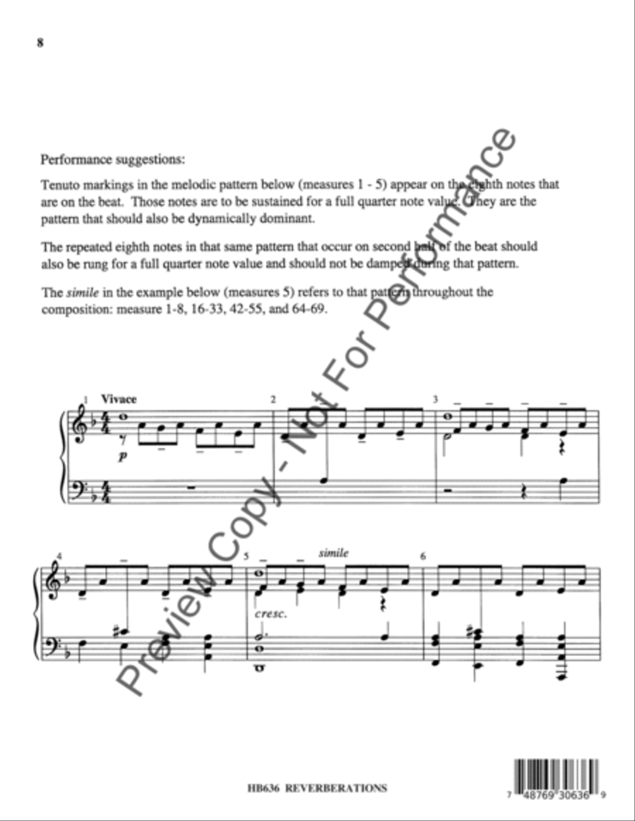 Reverberations - 5 to 7 octaves 5-Octaves scores gallery preview page 9