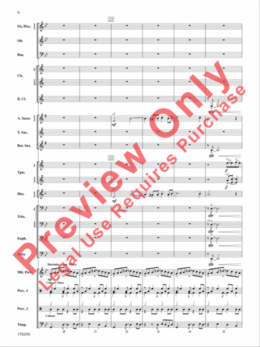 Vertigo Concert Band scores gallery preview page 7