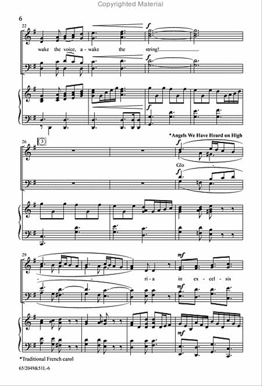 What Sweeter Music - SATB Score with Performance CD 4-Part scores gallery preview page 4