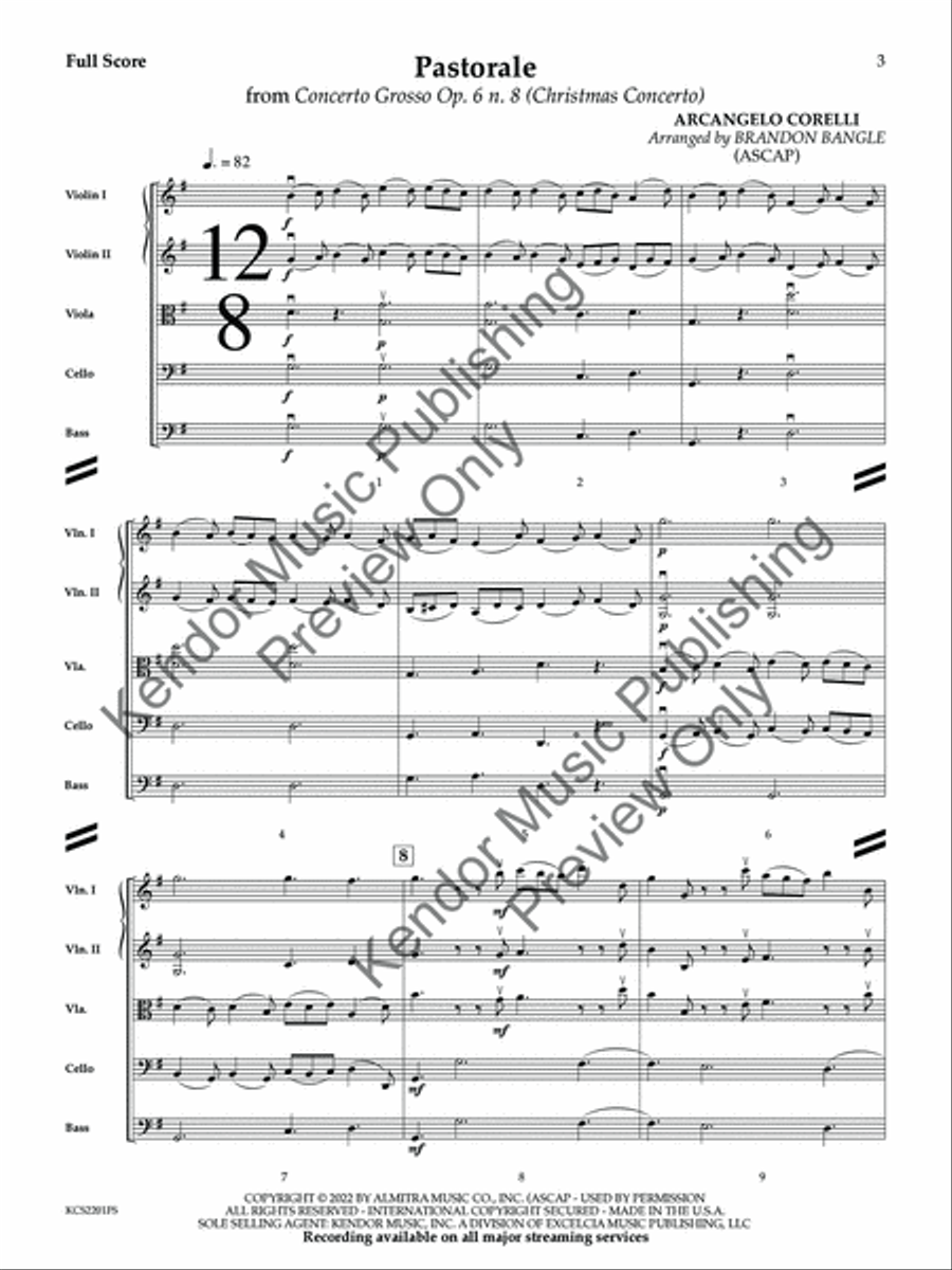 Pastorale (Score) Pastorale (Score) String Orchestra scores gallery preview page 4