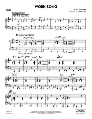 Work Song (arr. John Berry) - Piano
