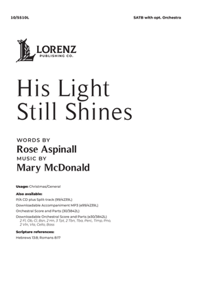 Book cover for His Light Still Shines