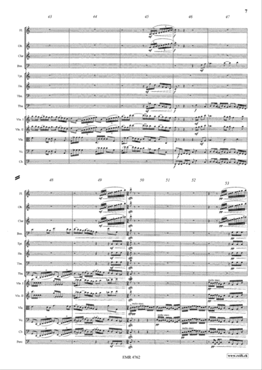 Sinfonietta Burlesca Orchestra scores gallery preview page 7