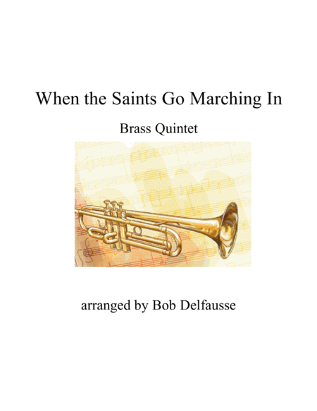 When the Saints Go Marching In, for Brass Quintet image number null