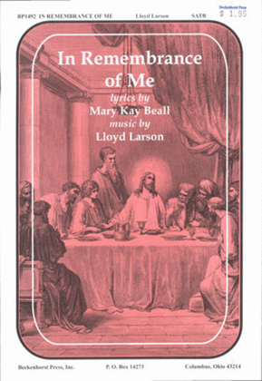 Book cover for In Remembrance of Me