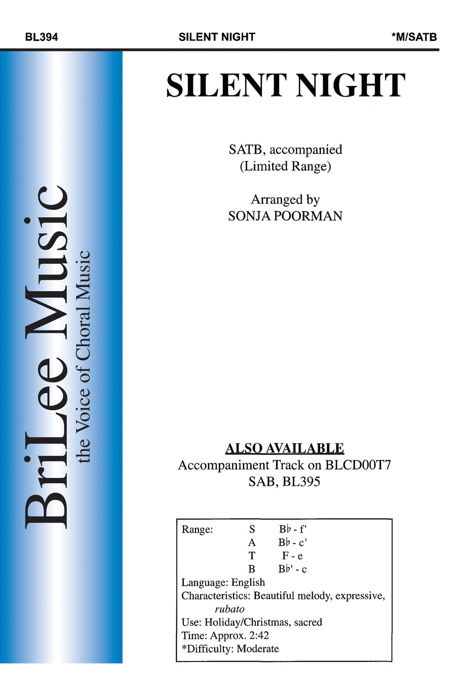 Silent Night Silent Night 4-Part scores gallery preview page 1