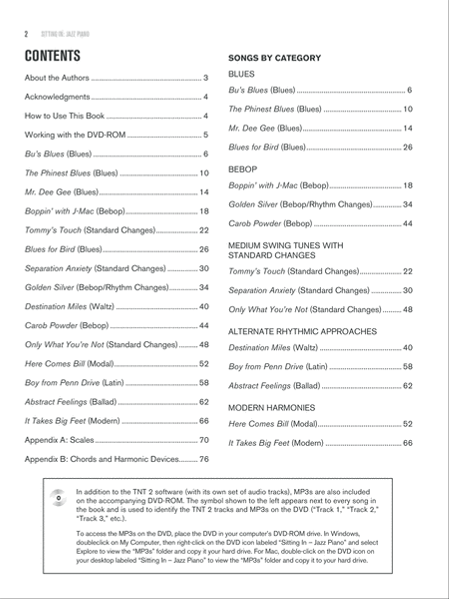 Sitting In -- Jazz Piano Piano Method scores gallery preview page 7