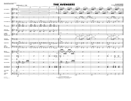 The Avengers - Conductor Score (Full Score)