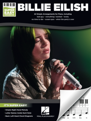 Book cover for Billie Eilish – Super Easy Songbook