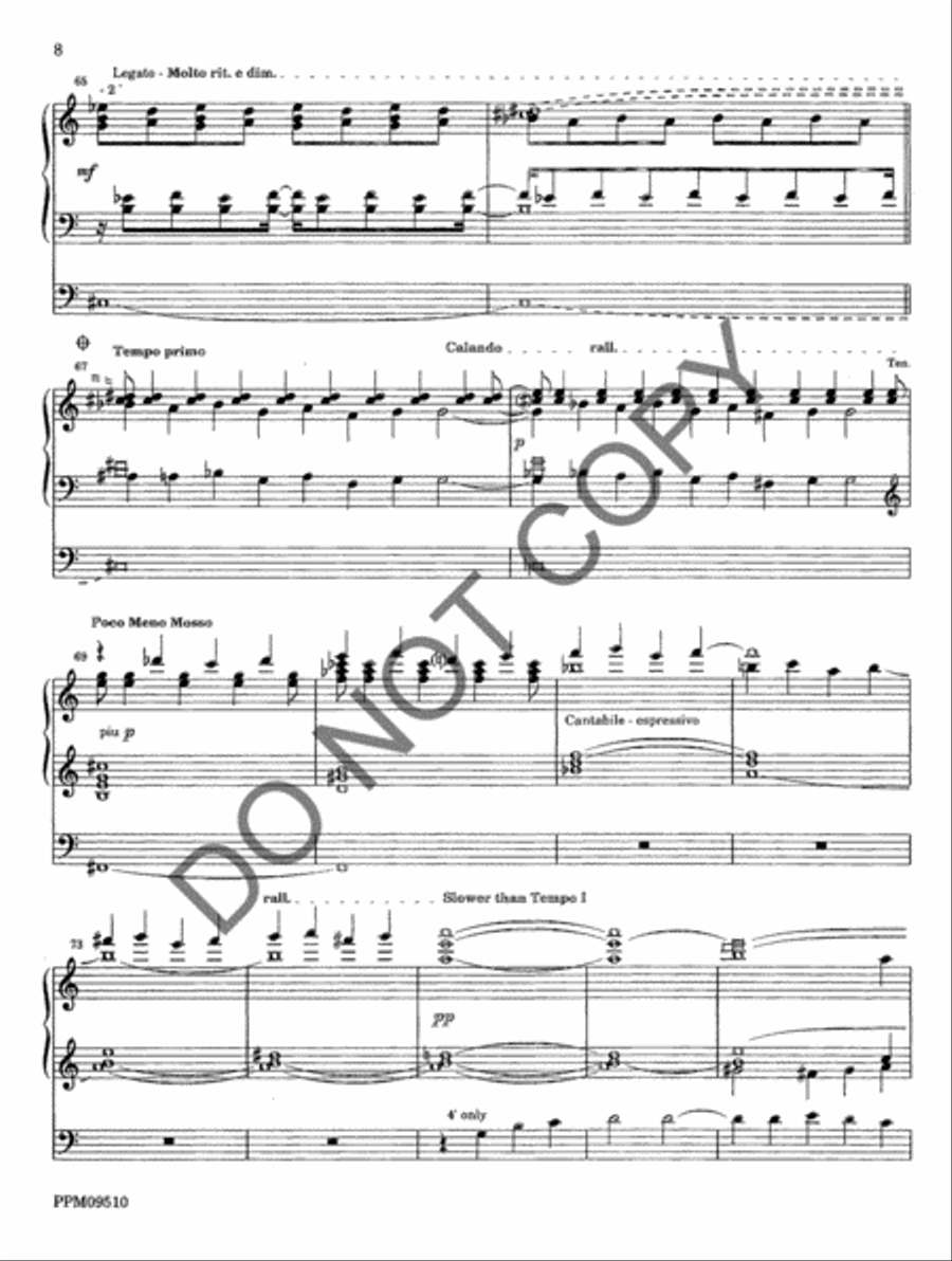 In Paradisum Organ scores gallery preview page 11