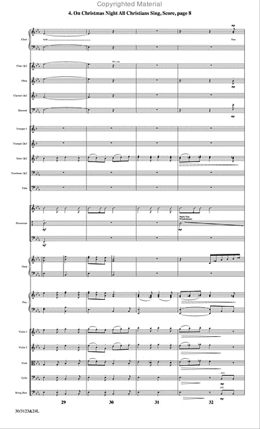 The Christmas Story - Set of Parts Choir scores gallery preview page 32